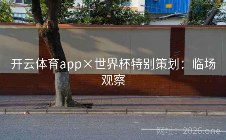 开云体育app×世界杯特别策划:临场观察 开云体育app×世界杯特别策划:临场观察